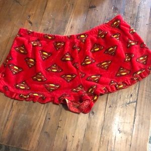 Superman pajama shorts